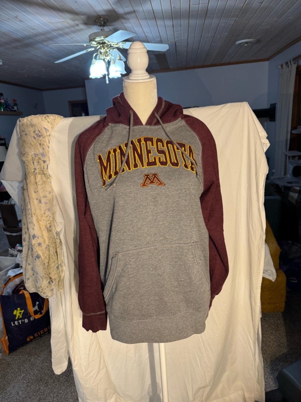 Champion Minnesota Hooded Sweatshirt - Maroon & Gold